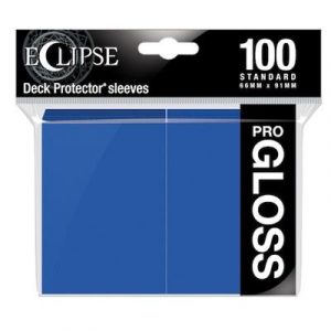 UP - Standard Sleeves - Gloss Eclipse - Pacific Blue (100 Sleeves)-15602