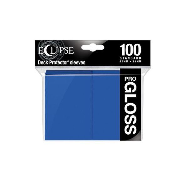 UP - Standard Sleeves - Gloss Eclipse - Pacific Blue (100 Sleeves)-15602