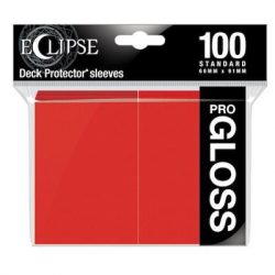 UP - Standard Sleeves - Gloss Eclipse - Apple Red (100 Sleeves)-15604