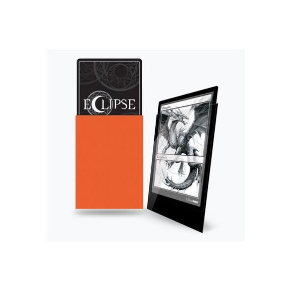 UP - Standard Sleeves - Gloss Eclipse - Pumpkin Orange (100 Sleeves)-15607