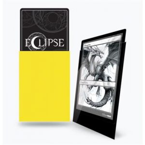 UP - Standard Sleeves - Gloss Eclipse - Lemon Yellow (100 Sleeves)-15608