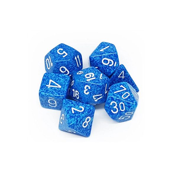 Chessex Speckled Polyhedral 7-Die Set - Water-25306