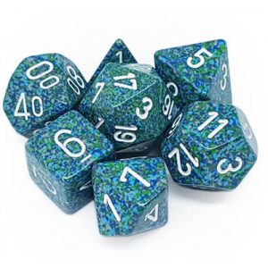 Chessex Speckled Polyhedral 7-Die Set - Sea-25316