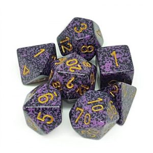 Chessex Speckled Polyhedral 7-Die Set - Hurricane-25317