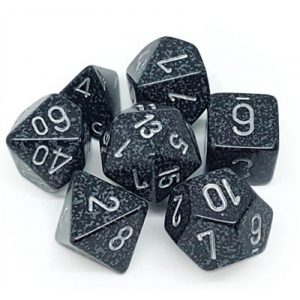 Chessex Speckled Polyhedral 7-Die Set - Ninja-25318