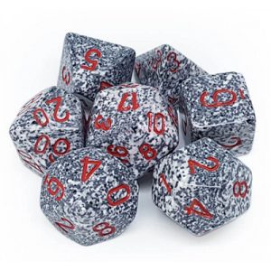 Chessex Speckled Polyhedral 7-Die Set - Granite-25320