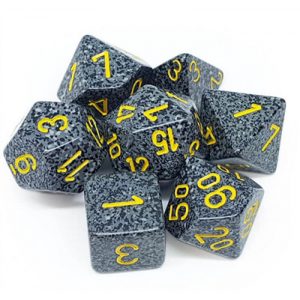 Chessex Speckled Polyhedral 7-Die Set - Urban Camo-25328