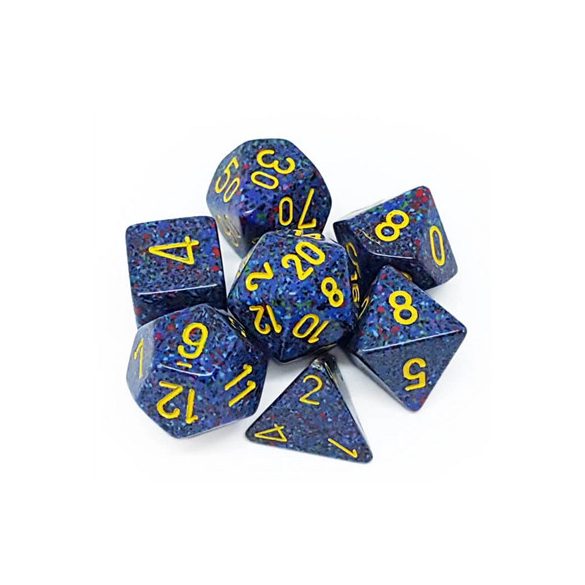 Chessex Speckled Polyhedral 7-Die Set - Twilight-25366