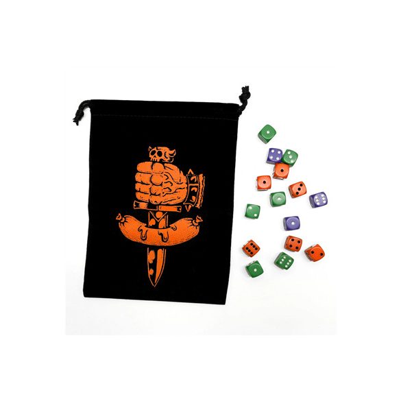 Dungeon Degenerates: Dice Bag and Dice-DuDeDiBaDi