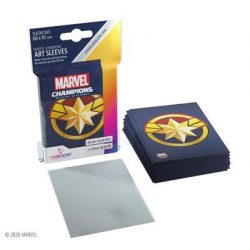 Gamegenic - Marvel Champions Art Sleeves - Captain Marvel (50+1 Sleeves)-GGS10092ML