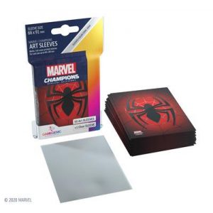 Gamegenic - Marvel Champions Art Sleeves - Spider-Man (50+1 Sleeves)-GGS10093ML