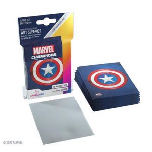 Gamegenic - Marvel Champions Art Sleeves - Captain America (50+1 Sleeves)-GGS10096ML