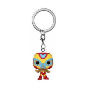 Funko POP! POP Keychain: Marvel Lucha Libre - Iron Man-FK53893