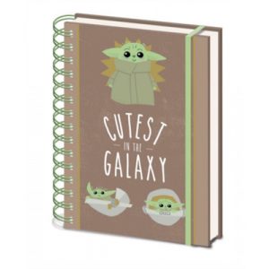 Pyramid A5 Wiro Notebook - Star Wars The Mandalorian (Cutest In The Galaxy)-SR73255