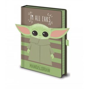 Pyramid Premium A5 Notebook - Star Wars: The Mandalorian (I'm All Ears Green)-SR73280