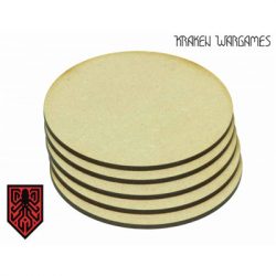 Kraken Wargames - MDF Base round 25mm (50)-KWG0330