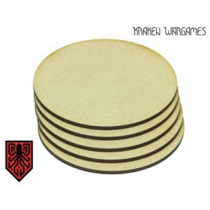 Kraken Wargames - MDF Base round 40mm (25)-KWG0323