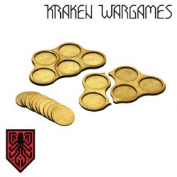 Kraken Wargames - 25mm Movement Tray Pack-KWG0361