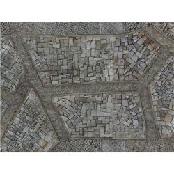 Kraken Wargames Gaming Mat - Cobblestone City 30"x22" Kill Team and Warcry 2.0-KWG-KT-8