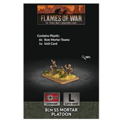 Flames Of War - D-Day: 8cm SS Mortar Platoon (x6 Plastic) - EN-GE798