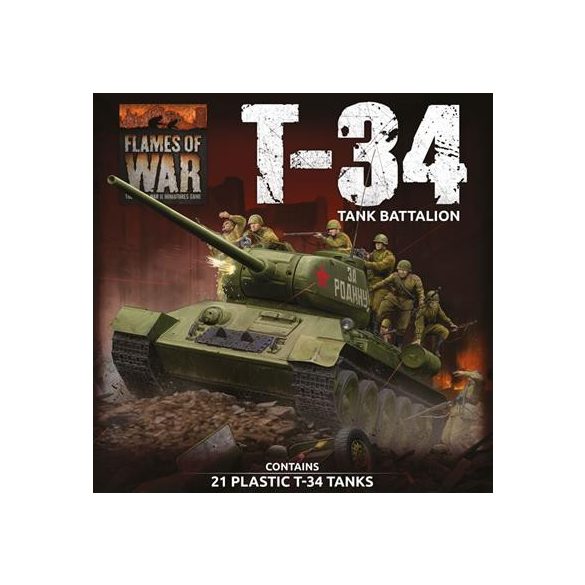 Flames Of War - Soviet LW T-34 Army Deal (Plastic) - EN-SUAB12