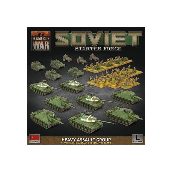 Flames Of War - Soviet LW 'Heavy Assault Group' Army Deal (Plastic) - EN-SUAB13