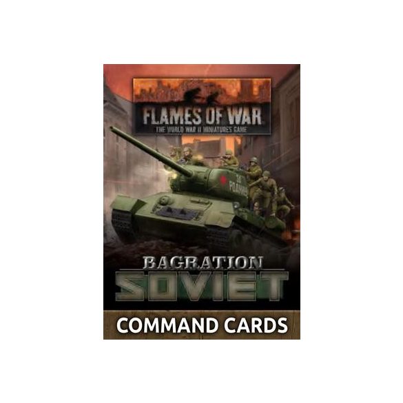 Flames Of War - Bagration: Soviet Command Cards (42x Cards) - EN-FW266C