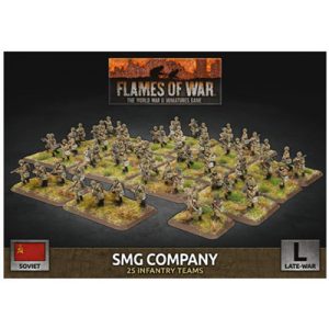 Flames of War: Soviet SMG Company (x98 Figs Plastic)-SBX80