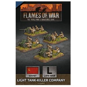 Flames of War - Light Tank-Killer Company (x4 Plastic)-SBX70