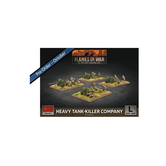 Flames of War - Heavy Tank-Killer Company (x4 Plastic)-SBX71