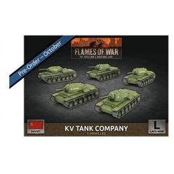 Flames of War - KV-8 Flame-Tank Company (x5 Plastic)-SBX73