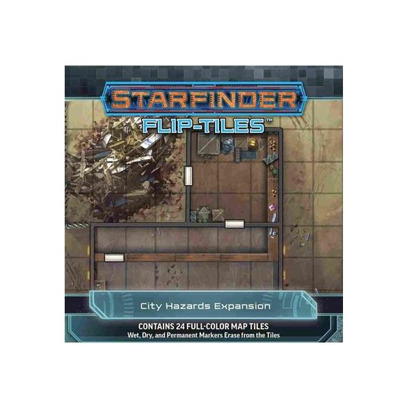 Starfinder Flip-Tiles: City Hazards Expansion-PZO7504