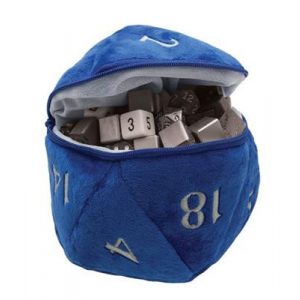 UP - D20 Plush Dice Bag - Blue-15681