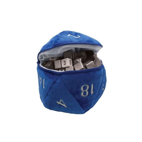 UP - D20 Plush Dice Bag - Blue-15681