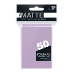 UP - Standard Sleeves - Pro-Matte - Non Glare - Lilac (50 Sleeves)-84504