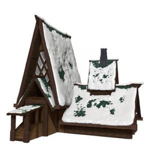 D&D Icons of the Realms Miniatures: Icewind Dale - The Lodge Papercraft Set - EN-WZK96048