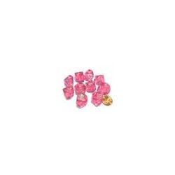 Chessex Borealis Pink/silver Luminary Set of Ten d10s-27384