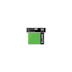 UP - Eclipse Matte Standard Sleeves: Lime Green (100 Sleeves)-15618