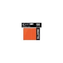 UP - Eclipse Matte Standard Sleeves: Pumpkin Orange (100 Sleeves)-15619