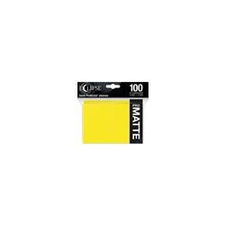 UP - Eclipse Matte Standard Sleeves: Lemon Yellow (100 Sleeves)-15620