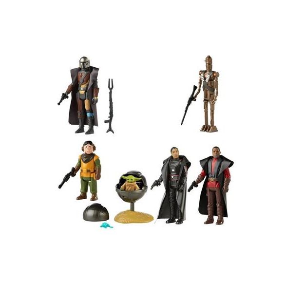 Hasbro Star Wars The Mandalorian The Retro Collection Action Figures Wave 1 Assortment (8)-F09375L00