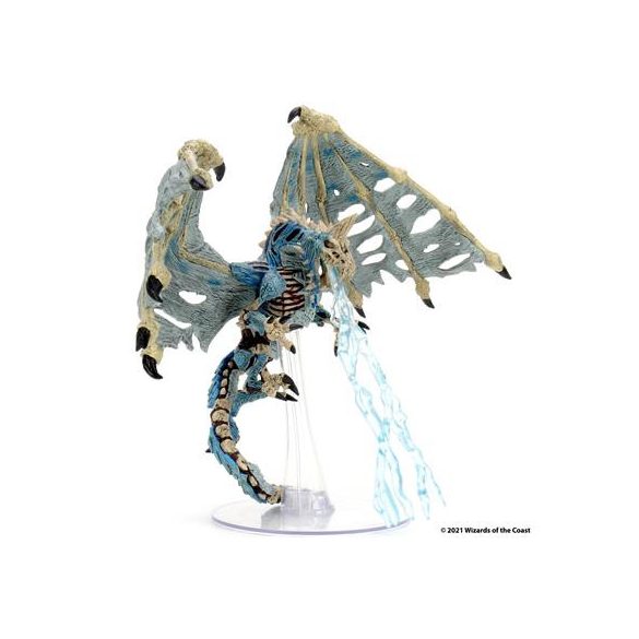 D&D Icons of the Realms Miniatures: Boneyard Premium Set - Blue Dracolich (Set 18) - EN-WZK96038