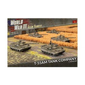World War III Team Yankee - T-55AM Tank Company (x5 Plastic)-TSBX22