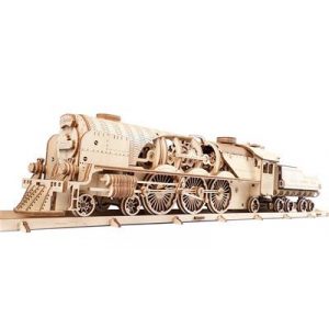 Ugears - V-Express Steam Train with Tender-70058