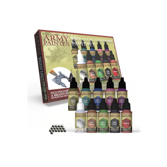 The Army Painter - Warpaints Metallic Colours Paint Set-WP8048