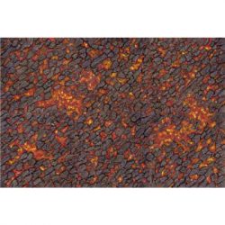 Kraken Wargames Gaming Mat - Magma River 44"x60" Gaming Mat-KWG-SF-27