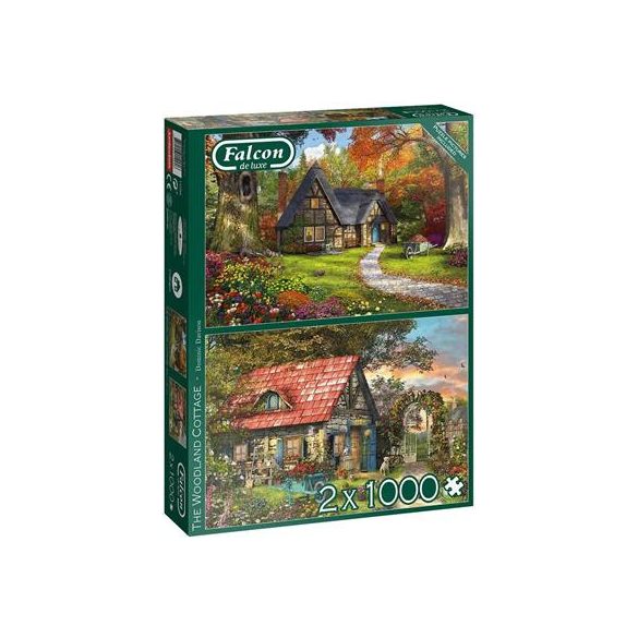The Woodland Cottage - 2x 1000 Teile-11294
