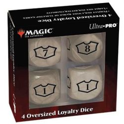 UP - Deluxe 22MM Plains Loyalty Dice Set with 7-12 for Magic: The Gathering-18604