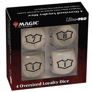 UP - Deluxe 22MM Plains Loyalty Dice Set with 7-12 for Magic: The Gathering-18604