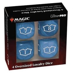 UP - Deluxe 22MM Island Loyalty Dice Set with 7-12 for Magic: The Gathering-18605